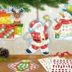 Imagimake Mirror Mosaic : Christmas Ornaments | Mess Free DIY Mosaic Art & Craft Kit | 950+ Foil Sticker | Travel Toys | Christmas Gift for Kids Ages 3,4,5,6,7,8,Multicolor - Fast Shipping to USA & Canada - Image 6