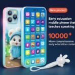 Mini Explorer Educational Flash Cards Phone Toy for Kids | Rechargeable Talking Smart Mobile with 24 Learning Modes | Math, Words, Animals & More | Boys Girls Age 2-12 | Birthday/Christmas Gift - Fast Shipping to USA & Canada - Image 3