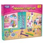 Imagimake Fabulous Craft Kit 5-in-1 Arts & Crafts Set for Kids Glass Painting, Paper Quilling, Stamp Art & More Fun DIY Gift for Girls Ages 5-9 - Fast Shipping to USA & Canada - Image 2