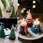 4PCS Christmas Tree Silicone Mold, 3D Candle Molds for Candle Making, Tree Shaped Silicone Epoxy Resin Mold, Ornament Mould for DIY Wax Candle Soap Art Craft Cake Chocolate Home Decor - Fast Shipping to USA & Canada - Image 6