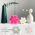 HUSAINI MART | Christmas Snowflake Silicone Molds, 1 Pieces, DIY Candle Soap Making Tray, Baking Chocolate Candy Cake Moulds - Fast Shipping to USA & Canada - Image 7