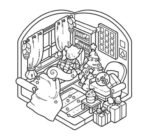 Cute & Cosy: Christmas: A Simple, Snuggly Colouring Book - Fast Shipping to USA & Canada - Image 3