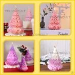 YellowCult 3D Floral Christmas Tree Mould Silicone Candle Mold for Aromatherapy Candles Epoxy Resin Casting Handmade Wax Soaps Polymer Clay DIY Art Crafts Supplies Home Decoration - Fast Shipping to USA & Canada - Image 6