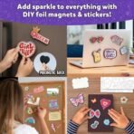 Skillmatics Foil Fun - Girl Power, 20+ DIY Foil Art Magnets, Mess-Free Craft Kit, 60+ Foam Stickers, Creative Activity for Girls, Kids, Tweens, Teens (Ages 7-13), Gifts, Travel, Party Favour - Fast Shipping to USA & Canada - Image 2
