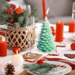 Candle Mold I Cedar Christmas Tree Candle Mold I 3D Fondant Silicone Scented Wax Mould I Special for Christmas Succulent Molds for DIY Handmade Ornament Cake decor Aromatherapy Soap Resin Art Craft ( Christmas Tree Mold ) - Fast Shipping to USA & Canada - Image 5