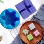 MoldBerry Silicone Candle Mould Combo | 3D Bubble & Snowflake Candle Molds for Candle Making | Christmas, Diwali & Gift Set | Reusable DIY Soy Wax Candle, Baking, Jelly, Soap Moulds ? Pack of 2 - Fast Shipping to USA & Canada - Image 4