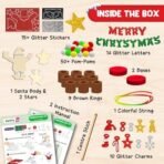 Smartivity Christmas Craft Kit for Kids 4,5,6,7,8,9,10,11,12 Years Old | Build and Decorate Christmas Tree & Santa | Christmas, Birthday Gift for Boys & Girls | DIY Art & Craft Activity Kit - Fast Shipping to USA & Canada - Image 3