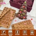 3D Christmas Tree Silicone Mould, Holiday Reusable Pine Tree Mold for Baking, Resin Crafts, Candy, Soap, & Festival Decoration Large Size - Fast Shipping to USA & Canada - Image 5
