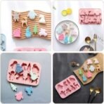 Silicone Mould, Snowman Christmas Tree Moulds, 3D Reindeer, Snowman,Tree, Mountain, Car,Reindeer, Santa Claus, House, Penguin, Shape Mold for DIY Handmade Soap Candles Jelly Fondant,Gummy - Fast Shipping to USA & Canada - Image 5