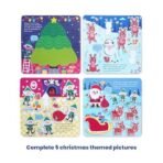 GDKJ DIY Peel & Press Craft Kit with 5 Christmas Themed Stickers Sheets | 5 Picture Boards to Complete | Fun & Educational Art Set - Christmas - Fast Shipping to USA & Canada - Image 4