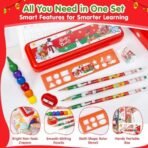 Kidology Santa Claus Christmas Stationery Set for Kids | Festive Holiday-Themed School Kit for Boys and Girls | Perfect for Christmas Celebrations, Parties, Events, and Return Gifts - Fast Shipping to USA & Canada - Image 3