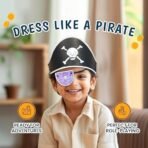 Pirates Treasure Crafting Kit | Fun and Learning Craft Kit for 5+ Year Olds | Creative DIY Fun Activity Kit for Boys & Girls | Ideal Gift for Early School-goers | 4-in-1 Activity Box - Fast Shipping to USA & Canada - Image 4