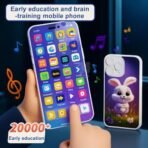 Mini Explorer Educational Flash Cards Phone Toy for Kids | Rechargeable Talking Smart Mobile with 24 Learning Modes | Math, Words, Animals & More | Boys Girls Age 2-12 | Birthday/Christmas Gift - Fast Shipping to USA & Canada - Image 2