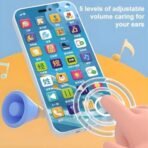 Mini Explorer Educational Flash Cards Phone Toy for Kids | Rechargeable Talking Smart Mobile with 24 Learning Modes | Math, Words, Animals & More | Boys Girls Age 2-12 | Birthday/Christmas Gift - Fast Shipping to USA & Canada - Image 4