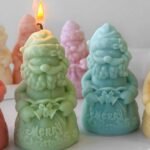 Smello Merry Christmas Santa Candle Moulds - Fast Shipping to USA & Canada