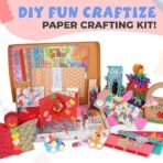 KidsyWinsy Art & Craft DIY Kit for Kids | 40+ Craft Activities | Creative Craft Materials for Boys & Girls | Birthday Gift for 4-12 Years | Fun DIY Kit for Kids - Fast Shipping to USA & Canada - Image 2