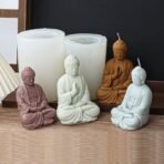 SMELLO 3D Buddha Candle Mold ? Premium Silicone Mold for Handmade Candles & Soap Crafting - Fast Shipping to USA & Canada - Image 3