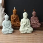 SMELLO 3D Buddha Candle Mold ? Premium Silicone Mold for Handmade Candles & Soap Crafting - Fast Shipping to USA & Canada