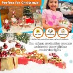 Instant Ice Snow Making Powder Kit for Girls Boys Kids Fun Play Party School Projects Games Christmas Tree Decorations Decor Items for Home Fun Ice Snow Playtime (200 gm) - Fast Shipping to USA & Canada - Image 2