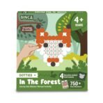 Binca Dotties Dot Art Activity Kit, 750+ Stickers, Forest Animals Mess-Free Activities, DIY Dot Sticker Art for Toddlers, Kids Travel Activities, Craft Kits & Gifts for Boys & Girls Ages 4,5,6,7 - Fast Shipping to USA & Canada