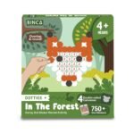 Binca Dotties Dot Art Activity Kit, 750+ Stickers, Forest Animals Mess-Free Activities, DIY Dot Sticker Art for Toddlers, Kids Travel Activities, Craft Kits & Gifts for Boys & Girls Ages 4,5,6,7 - Fast Shipping to USA & Canada