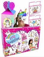 Hestor Unicorn Craft Kit- Kids - Arts and Crafts for Kids Ages 5-8 || 5 Craft Techniques- 15+ Projects - Gift for 5, 6, 7, 8 Year Old Girls & Boys, Multi, Paper, Clay - Fast Shipping to USA & Canada