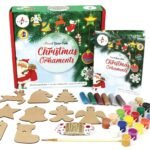 Kalakaram DIY Christmas Tree Decorations Painting Kit - 15pc Christmas Ornaments Set for Christmas Tree, Home Decor Arts & Crafts Activity, Holiday Decorations Items for Home, Christmas Gifts for Kids 5+ (Paint Your Own Christmas Tree Ornaments) - Fast Shipping to USA & Canada