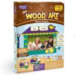 Imagimake DIY Wood Art Photo Frame | Make 3 Customized Photo Frames | Painting & Colouring Kit | Birthday Gift For Kids Age 5,6,7,8 | Toys For 6 Year Old Boy & Girl, Multicolor - Fast Shipping to USA & Canada