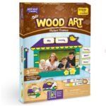 Imagimake DIY Wood Art Photo Frame | Make 3 Customized Photo Frames | Painting & Colouring Kit | Birthday Gift For Kids Age 5,6,7,8 | Toys For 6 Year Old Boy & Girl, Multicolor - Fast Shipping to USA & Canada