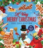 A Very Merry Christmas Sticker, Color & Activity Book: With over 100 Stickers - Fast Shipping to USA & Canada