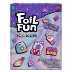 Skillmatics Foil Fun - Girl Power, 20+ DIY Foil Art Magnets, Mess-Free Craft Kit, 60+ Foam Stickers, Creative Activity for Girls, Kids, Tweens, Teens (Ages 7-13), Gifts, Travel, Party Favour - Fast Shipping to USA & Canada