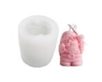 3D Santa Claus Candle Christmas Theme Silicone Mold for Making Resin Pillar Aromatherapy Candles Wax Soap Flower Specimen Clay Craft - Fast Shipping to USA & Canada - Image 2