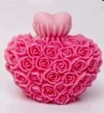 Smello Floral Heart Blast Silicone Candle Mould | DIY Candle Making Mould/Soup Making Mould (SCM 232) - Fast Shipping to USA & Canada - Image 4