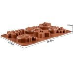 6 Slot Christmas Silicone Mould 3D Shape, Star, Snowman, Santa Claus, Reindeer and Wreath Candy Pine Tree Silicone Molds for Soap, Candle Jello Chocolate Cake Cupcakes, Pudding Mold - Fast Shipping to USA & Canada - Image 7