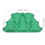 5 SLot Silicone Christmas Tree Mould DIY Baking Christmas Chocolate Candy Cake Muffin Jello Pudding Christmas Holiday Dessert Resin Home Decoration Candle Waxmelts Xmas Tree Handmade Soap Mold - Fast Shipping to USA & Canada - Image 3