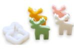 AUE Reindeer Silicone Mold | Flexible Resin Mould | Forest der Cartoon Christmas| Candle soap Art and Craft Silicone Mold - Fast Shipping to USA & Canada - Image 4