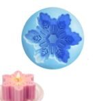 MoldBerry Christmas Snowflake Candle Mould for Gift Set, Silicone Festive Candle Making Mold, Spice and Decoration Mould - Pack of 1 - Fast Shipping to USA & Canada - Image 2