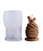 Candle Mould Silicone,Christmas Candle Moulds,Christmas Tree Candle Mould, DIY Silicone Mold Suitable for Candles, Soap, Baking, Festival Decoration, Easy Demoulding - Fast Shipping to USA & Canada - Image 2