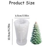 Christmas Tree Candle Mould, Christmas Candle Moulds,Candle Mould, Unique Christmas Tree Candle Making, Christmas Mould Silicone Ideal for Homemade Gifts and Festive Decorations - Fast Shipping to USA & Canada - Image 3