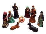 eCraftIndia Christmas Nativity Crib Set Statues (Resin, Set of 10) | Nativity Set Baby Jesus Joseph Mary, 3 Kings & Others| Christmas Decorations Items for Home Office Xmas Gifts for Women Men - Fast Shipping to USA & Canada - Image 4