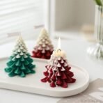 Christmas Tree Candle Mold I 3D Fondant Silicone Scented Wax Mould I Succulent Molds | Handmade Candles Making | for Mousse Dessert Soap Cake DIY Decorating - Fast Shipping to USA & Canada - Image 6