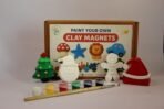 Craft Delights Paint Your Own Clay Magnets - Christmas Theme - Fast Shipping to USA & Canada - Image 2