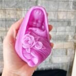 Smello Baby Silicone Fondant Chocolate Candy Mold, Cake Decoration Tools, Baby Shower Soap Candle Mold, Plaster Polymer Clay Mould (BM - 106) - Fast Shipping to USA & Canada - Image 6