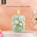 Smello`s Wild Garden Candle Mould, Silicon Mould for Art & Craft (SCM 242) - Fast Shipping to USA & Canada - Image 3
