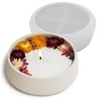 Large Silicone Bowl Mold, 7.2'' Round Container Resin Concrete Mold for Bowls, Silicone Molds for Epoxy Resin, Christmas Valentine Candle Molds Plant Pot Mold DIY Storage Art Crafts - Fast Shipping to USA & Canada - Image 2