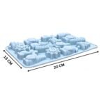 16 Slot Christmas Chocolate Mold Candy Baking 3D Reindeer Snowflake Cane Xmas Tree Santa Claus Shape Mold DIY Handmade Soap Candles Jelly Fondant Gummy Cake Cupcake Decoration Desserts Mold - Fast Shipping to USA & Canada - Image 4