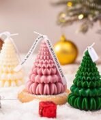Christmas Tree Candle Mould Silicone, Silicone Mould for DIY Candle Making, Candle Mould, Christmas Soap Molds, Christmas Ornament Resin Molds, Ideal for Home Decor and Gifts - Fast Shipping to USA & Canada - Image 5