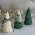 3D Christmas Tree Silicone Candle Soap Epoxy Resin Wax Mold Xmas Tree Moulds for Candle Making Craft Cake Chocolate Making Kit Christmas Party Gift Home Party Decoration - Fast Shipping to USA & Canada - Image 6