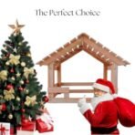 Matha Industries, Brings You Easy to Make Wooden Crib That is Perfect for Every House. with This Christmas kit You can Easily Assemble a Christmas Crib effortlessly. (As Show in The Figure) - Fast Shipping to USA & Canada - Image 3
