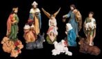 15 pcs Nativity Set/Crib Set 8 INCH Perfect for Christmas Gifting & Decoration Pack Includes Mary,Joseph,Baby Jesus, Angel, 3 Wise Men, The Shepherd, 7 Animals A0076 Multicolor, Animal - Fast Shipping to USA & Canada - Image 5